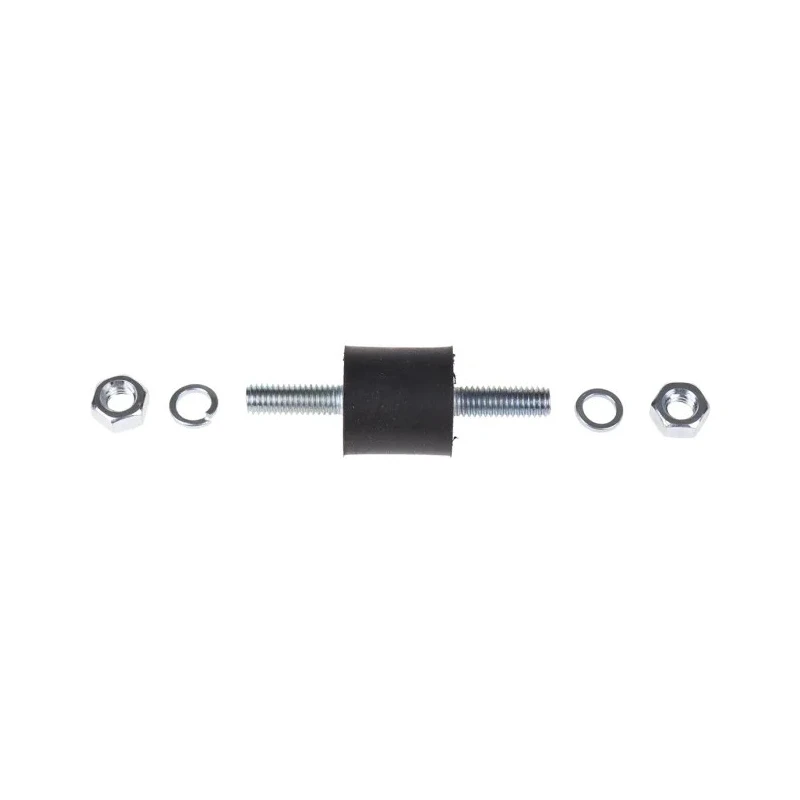FIBET M6 x 18 mm Anti-Vibration Mount Male to Male Bobbin, Natural Rubber, 32.4 daN Compression, 20 mm Outside 2020VV18-60