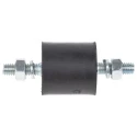 FIBET M6 x 18 mm Natural Rubber Anti-Vibration Mount Male to Male Bobbin with 55 daN Compression, 25 mm OD, 61 2525VV18-60