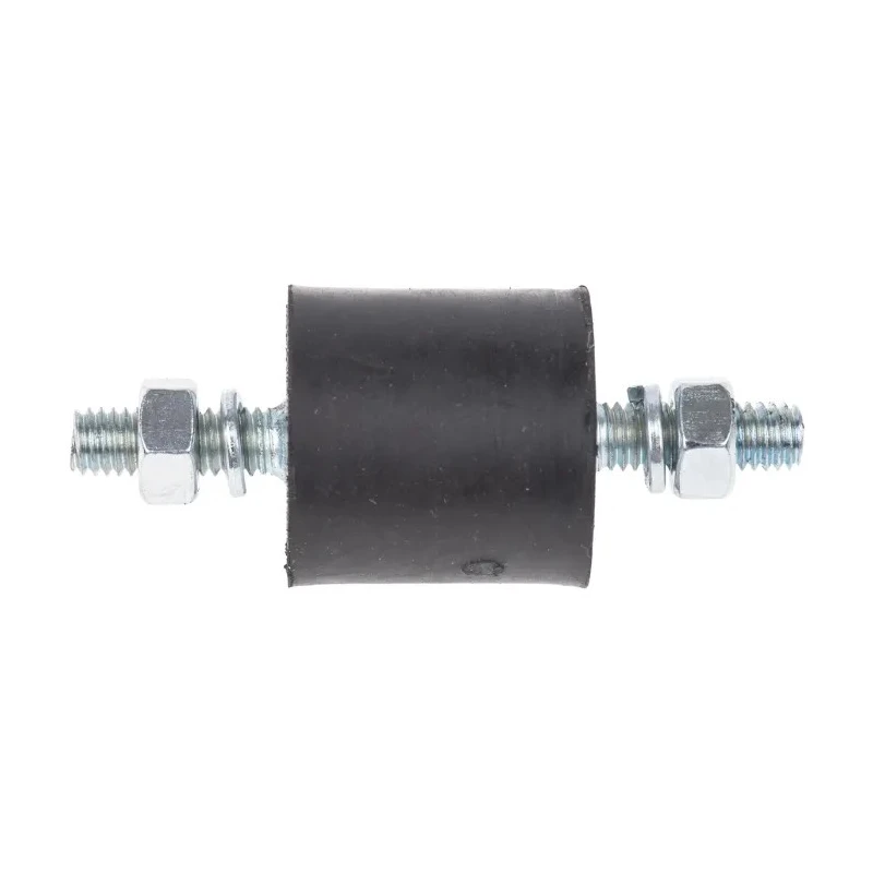 FIBET M6 x 18 mm Natural Rubber Anti-Vibration Mount Male to Male Bobbin with 55 daN Compression, 25 mm OD, 61 2525VV18-60