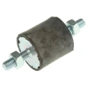 FIBET M6 x 18 mm Anti-Vibration Mount Male to Male Bobbin with 29.5 daN Compression, 25 mm OD, 61 mm Height 2525VV18-45