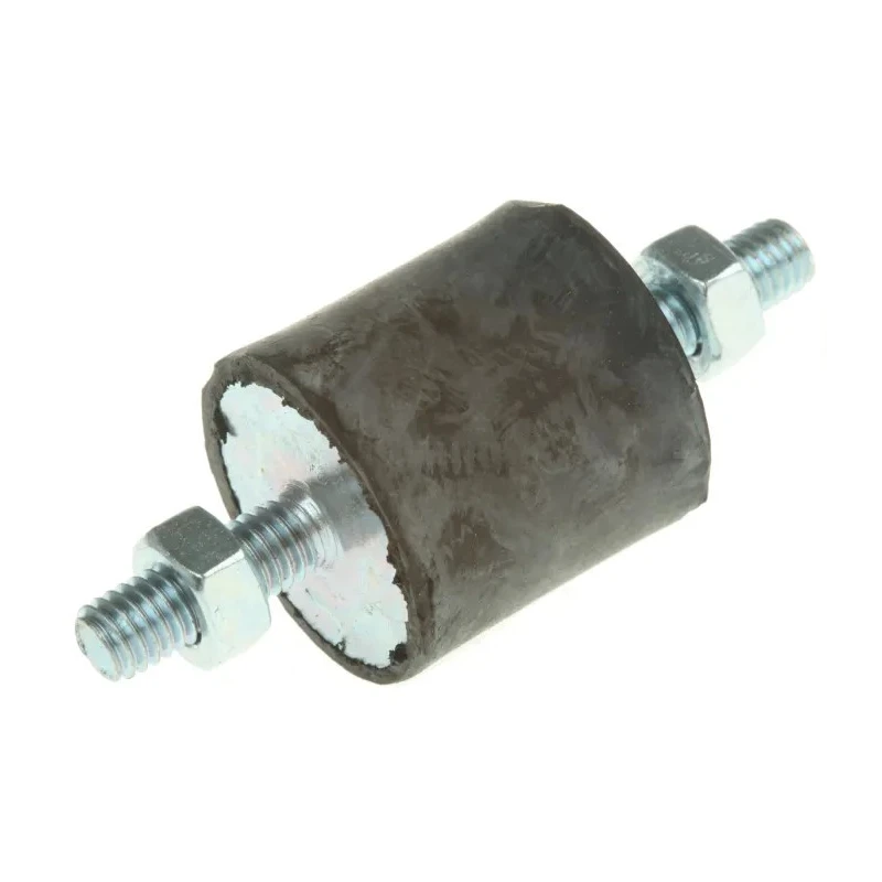 FIBET M6 x 18 mm Anti-Vibration Mount Male to Male Bobbin with 29.5 daN Compression, 25 mm OD, 61 mm Height 2525VV18-45