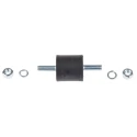 FIBET M6 x 18 mm Anti-Vibration Mount Male to Male Bobbin with 29.5 daN Compression, 25 mm OD, 61 mm Height 2525VV18-45