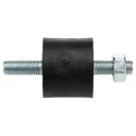 FIBET M8 x 20 mm Anti-Vibration Mount Male to Male Bobbin 69 daN Compression 30 mm OD 65 mm H 3025VV20-60
