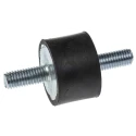 FIBET M8 x 20 mm Natural Rubber Anti-Vibration Mount Male to Male Bobbin with 95.2 daN Compression, 30 mm OD, 60 3020VV20-60