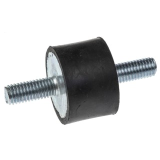 FIBET M8 x 20 mm Natural Rubber Anti-Vibration Mount Male to Male Bobbin with 95.2 daN Compression, 30 mm OD, 60 3020VV20-60