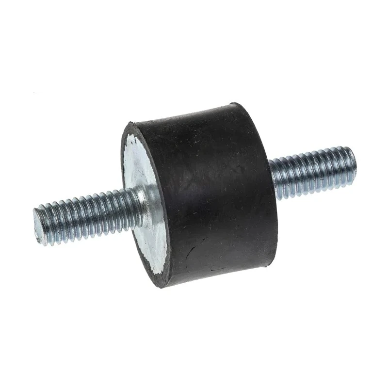 FIBET M8 x 20 mm Natural Rubber Anti-Vibration Mount Male to Male Bobbin with 95.2 daN Compression, 30 mm OD, 60 3020VV20-60