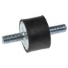 FIBET M8 x 20 mm Natural Rubber Anti-Vibration Mount Male to Male Bobbin with 95.2 daN Compression, 30 mm OD, 60 3020VV20-60