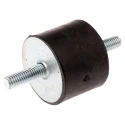 FIBET M8 x 23 mm Anti-Vibration Mount Male to Male Bobbin with 109.8 daN Compression, 40 mm Outside Diameter, 76 4030VV23-50