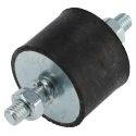 FIBET M8 x 23 mm Anti-Vibration Mount Male to Male Bobbin with 201 daN Compression, 40 mm OD, 30 mm H 4030VV23-70