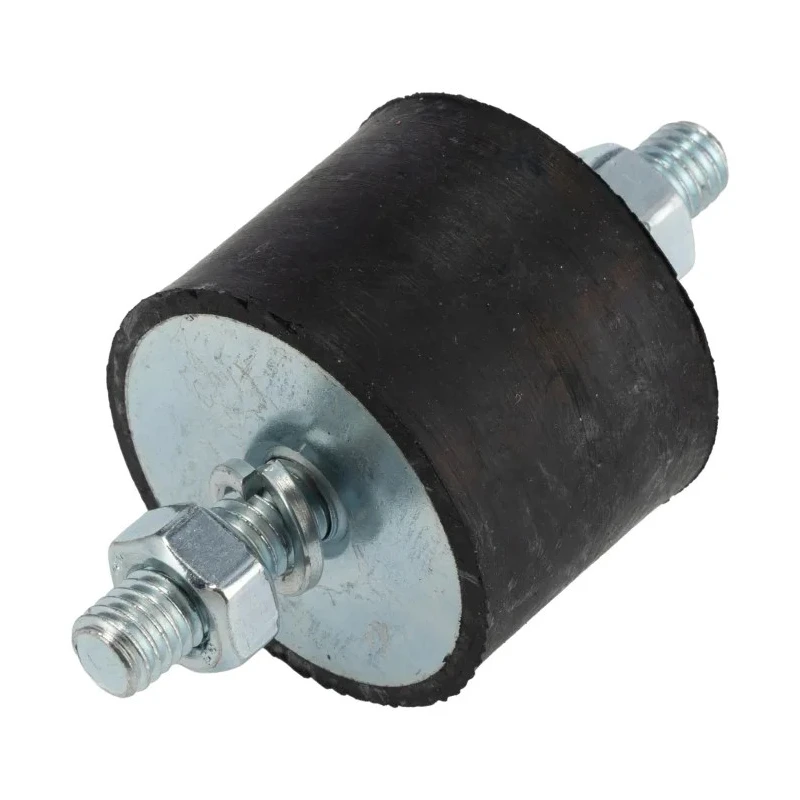FIBET M8 x 23 mm Anti-Vibration Mount Male to Male Bobbin with 201 daN Compression, 40 mm OD, 30 mm H 4030VV23-70