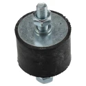 FIBET M8 x 23 mm Anti-Vibration Mount Male to Male Bobbin with 201 daN Compression, 40 mm OD, 30 mm H 4030VV23-70