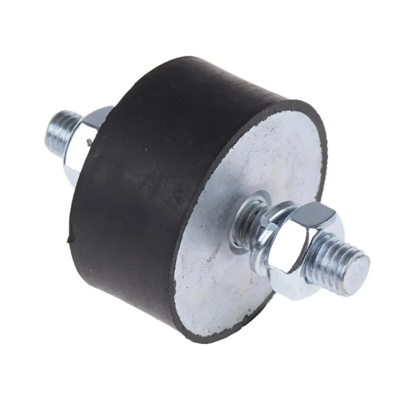 FIBET M10 x 25 mm Anti-Vibration Mount Male to Male Bobbin Natural Rubber 60 IRHD Hardness 367.5 daN Compression 5025VV25-60