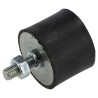 FIBET M8 x 23 mm Anti-Vibration Mount Bobbin with 147.6 kg Compression, 40 mm OD, 53 mm Height 4030VD23-60