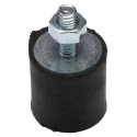 FIBET M8 x 20 mm Anti-Vibration Mount, Male to Female Bobbin with 36 daN Compression, 30 mm OD, 30 mm H 3030VD20-45