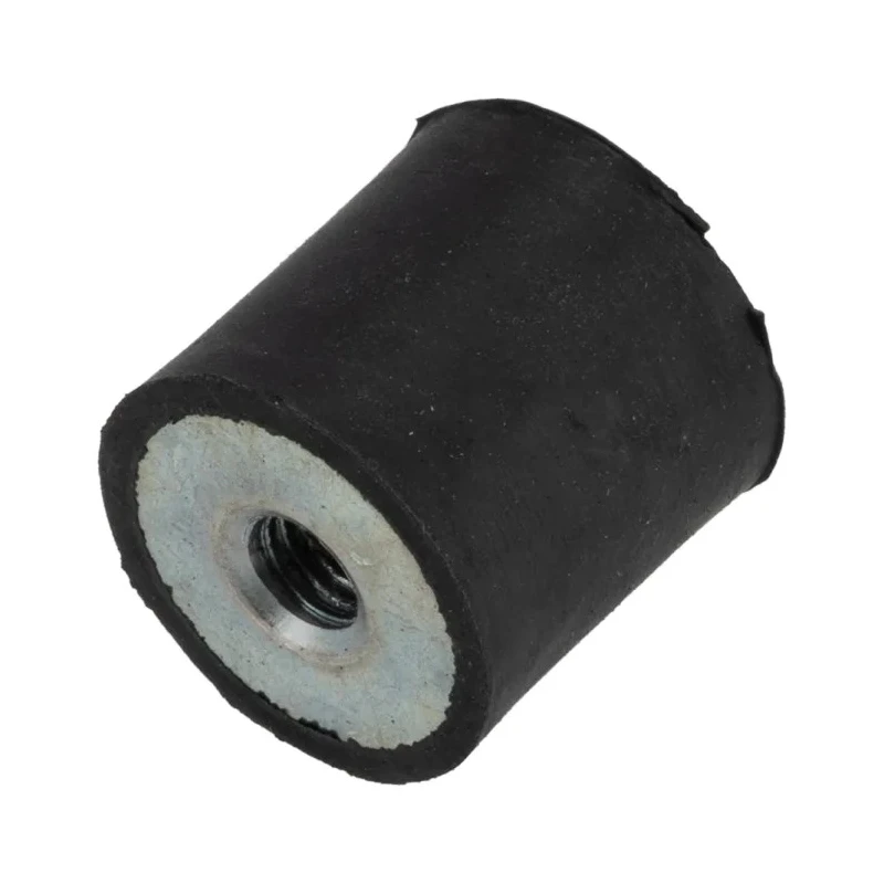 FIBET Anti-Vibration Mount Female to Female Bobbin M6 Thread, 20 mm OD, 20 mm Height, 60 IRHD, 34.4 daN 2020DD06-60