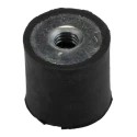 FIBET Anti-Vibration Mount Female to Female Bobbin M6 Thread, 20 mm OD, 20 mm Height, 60 IRHD, 34.4 daN 2020DD06-60