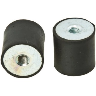FIBET M10 Anti-Vibration Mount, Female to Female Bobbin with 270 daN Compression, 50 mm OD, 45 mm H 5045DD10-70