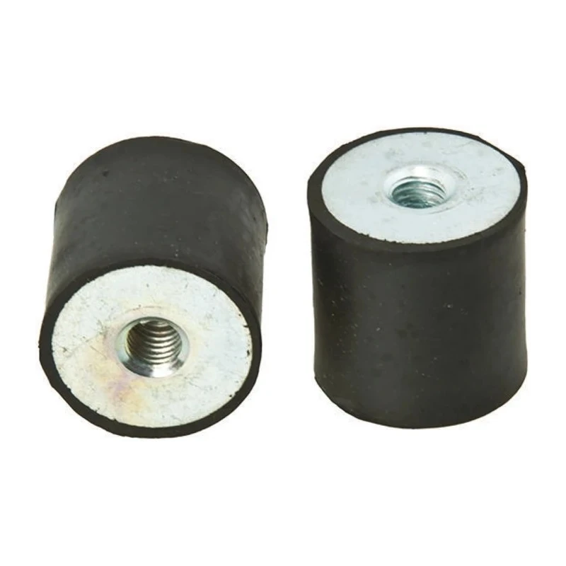 FIBET M10 Anti-Vibration Mount, Female to Female Bobbin with 270 daN Compression, 50 mm OD, 45 mm H 5045DD10-70