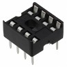 Amphenol ICC 2.54 mm Pitch Straight 8 Way Through Hole Stamped Pin Open Frame DIL Socket DILB8P-223TLF