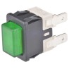 RS PRO Illuminated Push Button Switch, Latching, Panel Mount, 13 mm Cutout, SPST, IP67, 250 V AC 863-3538