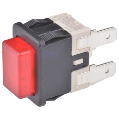 RS PRO Illuminated Push Button Switch, Latching, Panel Mount, 13 mm Cutout, SPST, IP67, 250 V ac, 16A 863-3535