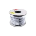 RS PRO 4 Core 2.5mm² Black CPE Jacketed Flexible Power Cable 300/500V 60°C 100m H05RR-F