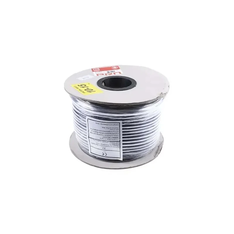 RS PRO 4 Core 2.5mm² Black CPE Jacketed Flexible Power Cable 300/500V 60°C 100m H05RR-F