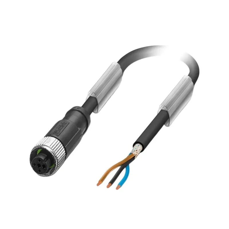 Phoenix Contact 3 Way M12 to Female 3 Way Unterminated Sensor Actuator Cable 250V 5 m 1682809