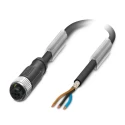 Phoenix Contact 3 Way M12 to Female 3 Way Unterminated Sensor Actuator Cable 250V 5 m 1682809