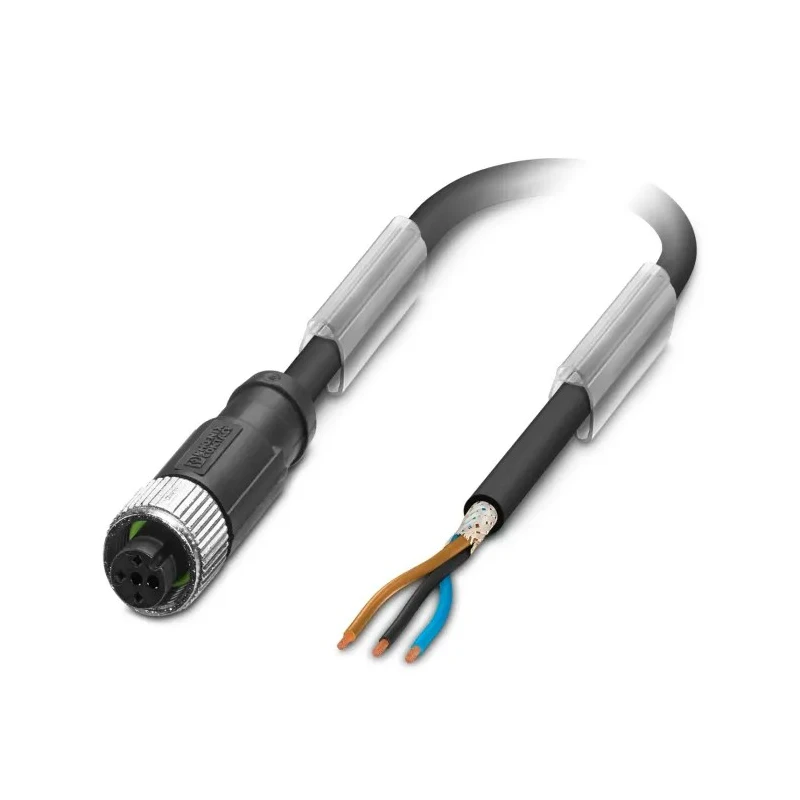 Phoenix Contact 3 Way M12 to Female 3 Way Unterminated Sensor Actuator Cable 250V 5 m 1682809
