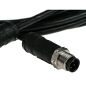 Phoenix Contact Sensor Actuator Cable Male 4 Way M12 to Female 4 Way M12, 5 m Length, 250 V, PEX Jacket 1454118