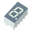 Kingbright 1 7 Segment LED Display Cathode Yellow 5mcd Right Side Orientation 8 mm SC32-11YWA