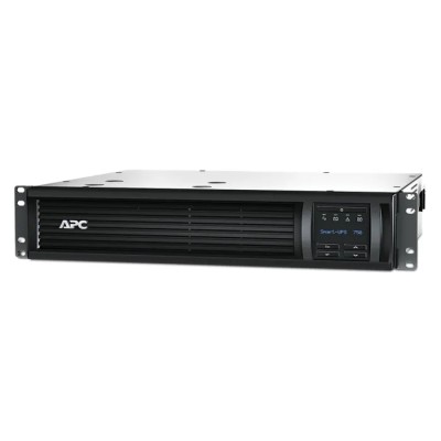 APC Line Interactive Uninterruptible Power Supply 750 VA, 500 W, Rack Mount, 160V-286V Input SMT750RMI2UC
