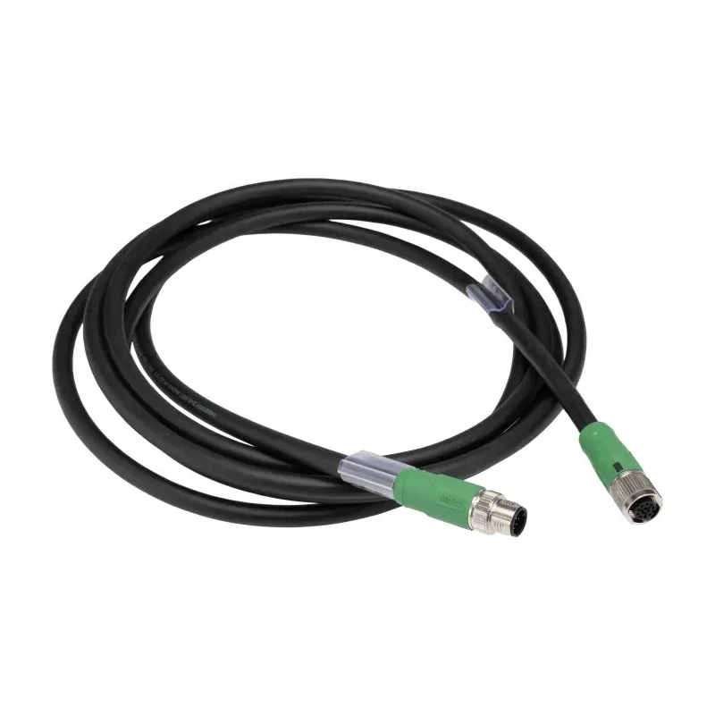 PHOENIX CONTACT Male 12 Way Straight to Female 12 Way Straight Sensor Actuator Cable 3m 1402551