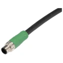 PHOENIX CONTACT Male 12 Way Straight to Female 12 Way Straight Sensor Actuator Cable 3m 1402551