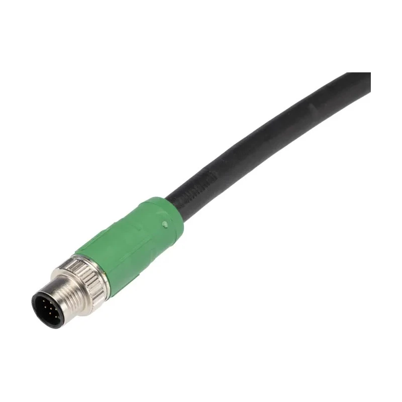 PHOENIX CONTACT Male 12 Way Straight to Female 12 Way Straight Sensor Actuator Cable 3m 1402551