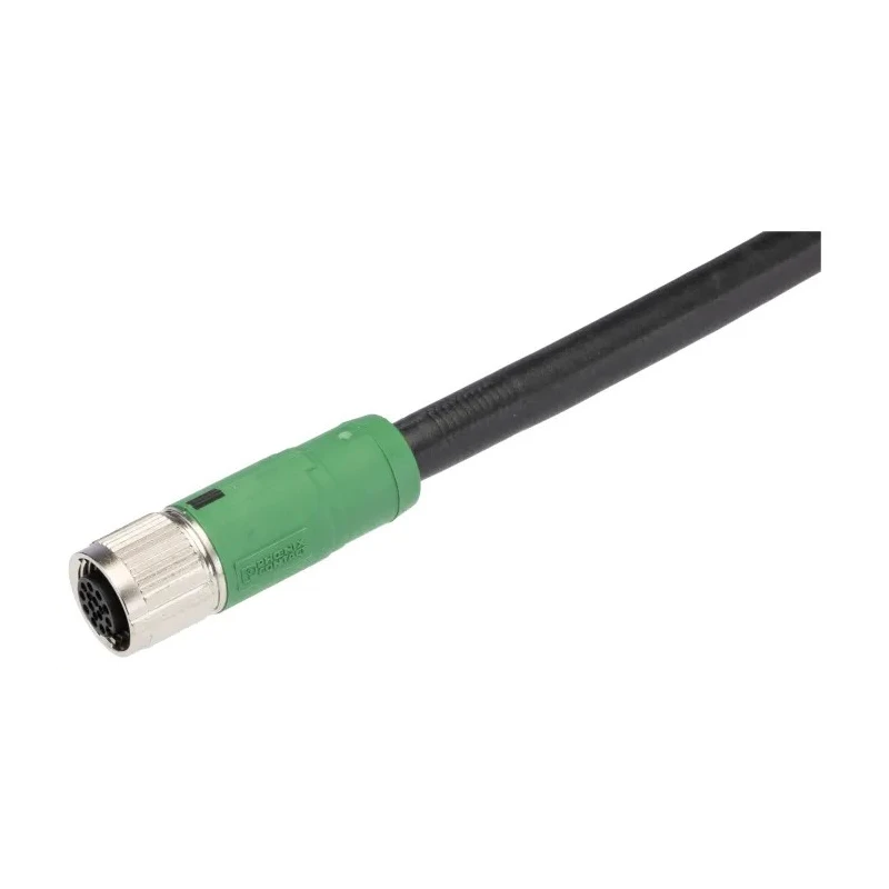 PHOENIX CONTACT Male 12 Way Straight to Female 12 Way Straight Sensor Actuator Cable 3m 1402551