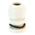HellermannTyton NGM Series White Polyamide 66 Cable Gland, M40 Thread, 22 mm - 32 mm IP68 NGM40-WHT