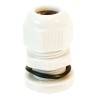 HellermannTyton NGM Series White Polyamide 66 Cable Gland, M40 Thread, 22 mm - 32 mm IP68 NGM40-WHT