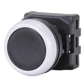 RS PRO Black Spring Return Push Button Head 22mm Cutout Diameter IP65 188-1127