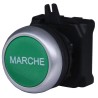 RS PRO Green Spring Return Push Button Head 22mm Cutout, Plastic, IP65, Round, Marche Marking 188-1136
