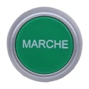 RS PRO Green Spring Return Push Button Head 22mm Cutout, Plastic, IP65, Round, Marche Marking 188-1136