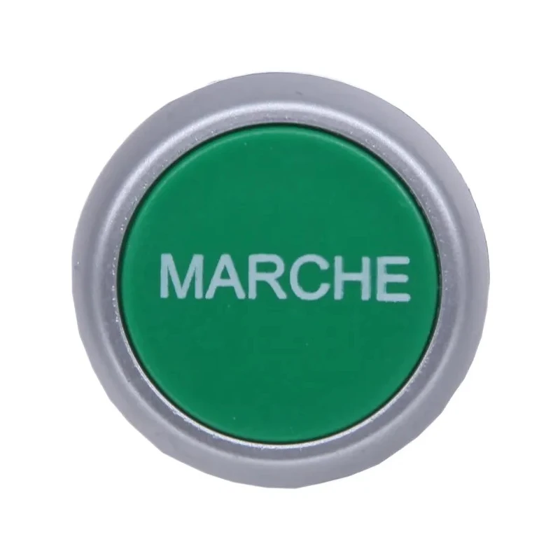 RS PRO Green Spring Return Push Button Head 22mm Cutout, Plastic, IP65, Round, Marche Marking 188-1136