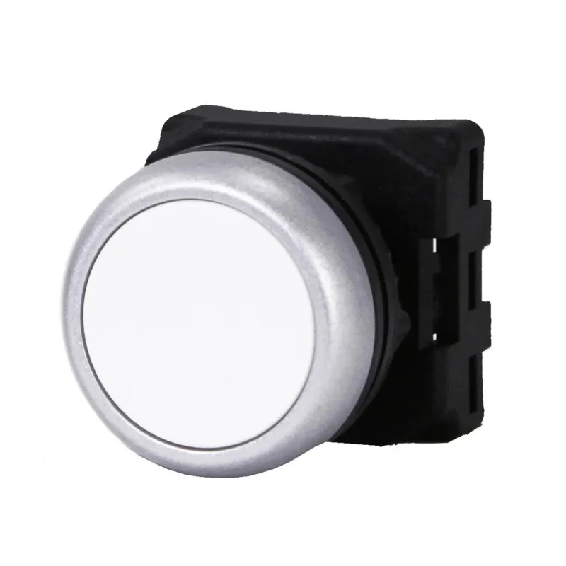RS PRO White Spring Return Push Button Head 22 mm Cutout Diameter IP65 188-1128