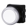 RS PRO White Spring Return Push Button Head 22 mm Cutout Diameter IP65 188-1128