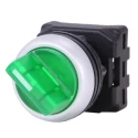 RS Pro 2 Position Illuminated Selector Switch Head 22 mm Cutout Green Handle IP65 188-1156