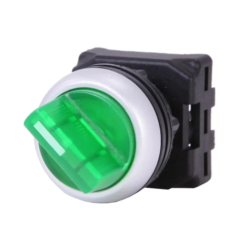 RS Pro 2 Position Illuminated Selector Switch Head 22 mm Cutout Green Handle IP65 188-1156