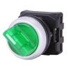RS Pro 2 Position Illuminated Selector Switch Head 22 mm Cutout Green Handle IP65 188-1156