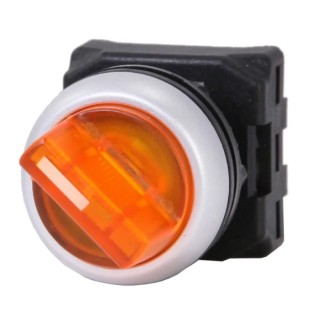 RS PRO 2 Position Illuminated Selector Switch Head, 22 mm Cutout, Amber Handle, IP65 188-1161