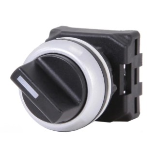 RS PRO 2 Position Selector Switch Head 22 mm Cutout Black Handle IP65 188-1146